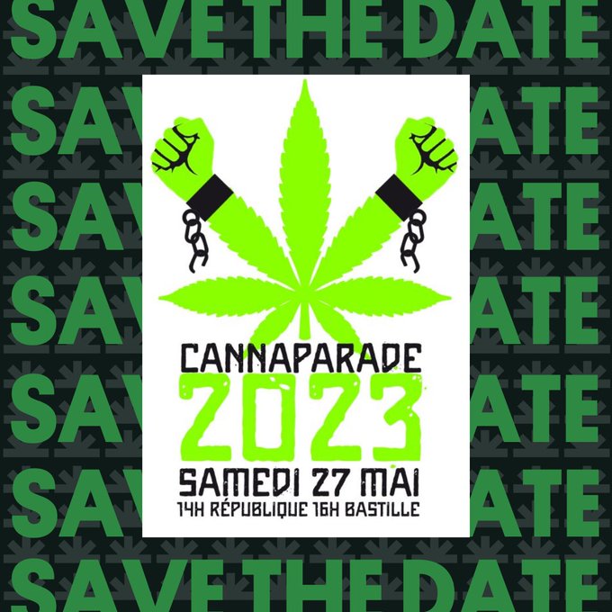 CannaParade 2023: Rassemblement pour la légalisation du cannabis en France